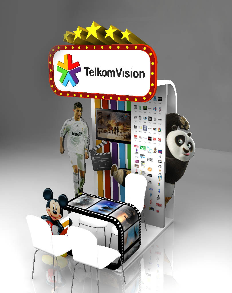 Telkomvision booth