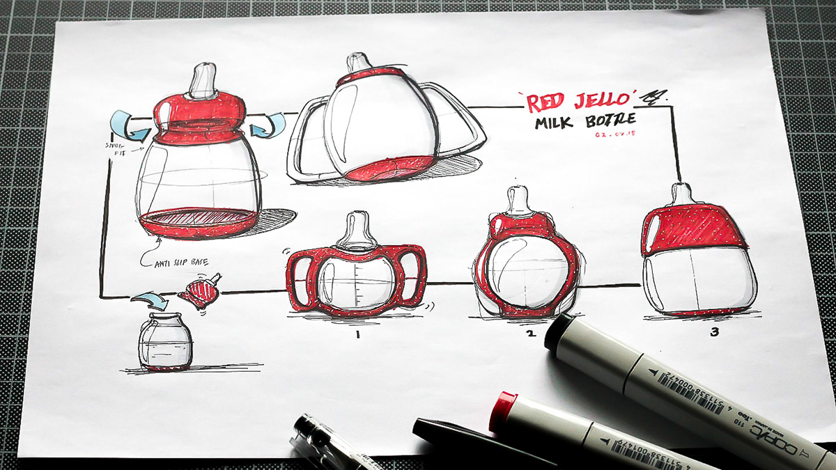 sketch rendering product sketch sketchbook ideation concept hand draw Analogue Drawing  industrial design 