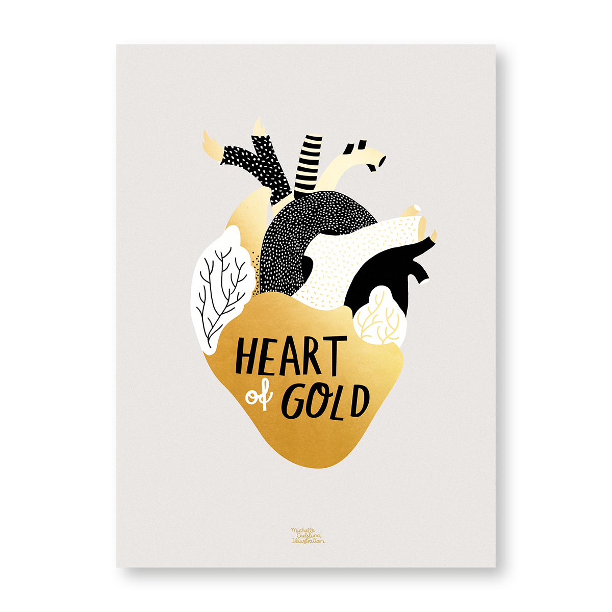 heart gold peacock Handlettering poster lettering rocket Space 
