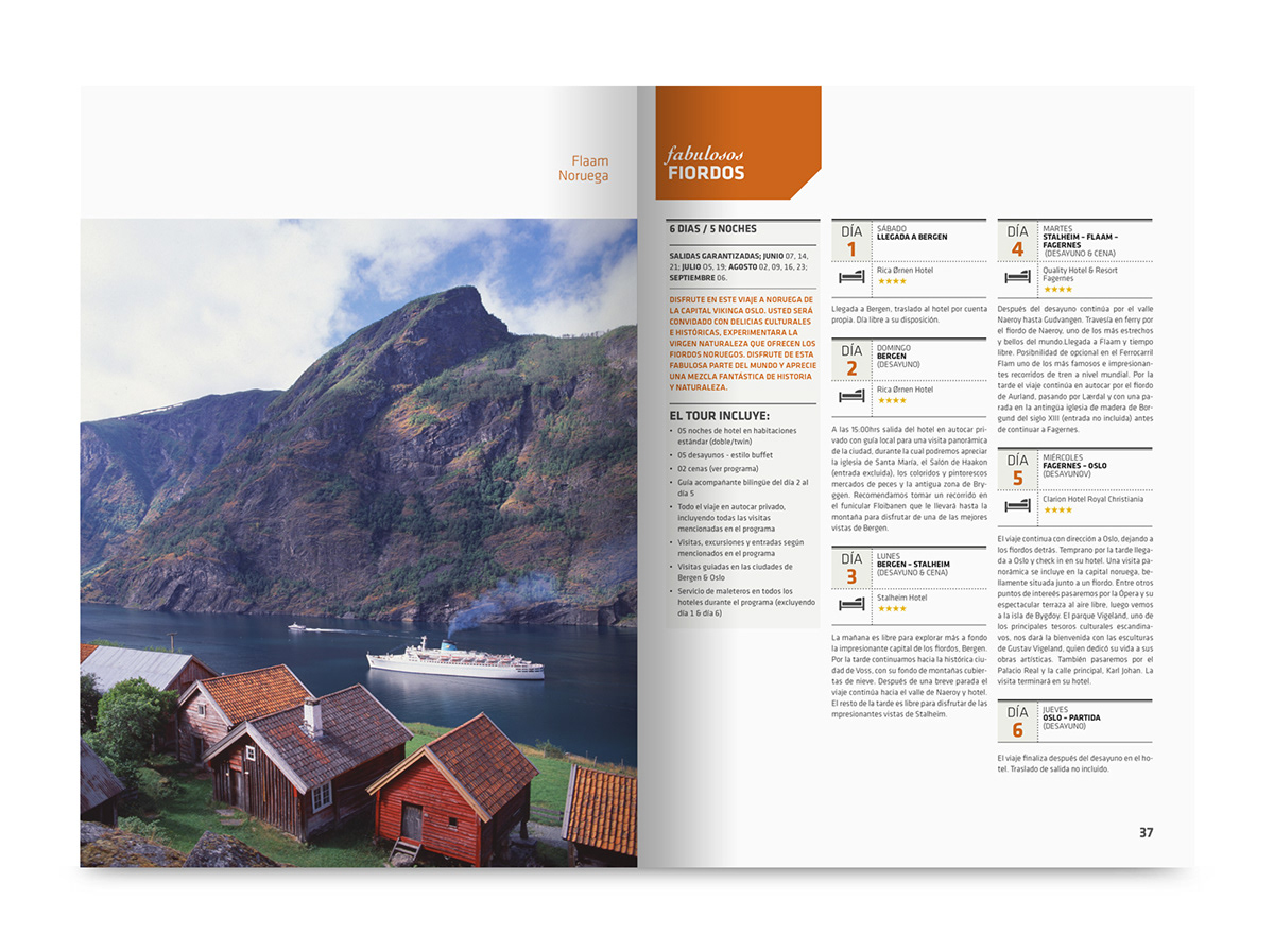 brochure Catalogue travel agency