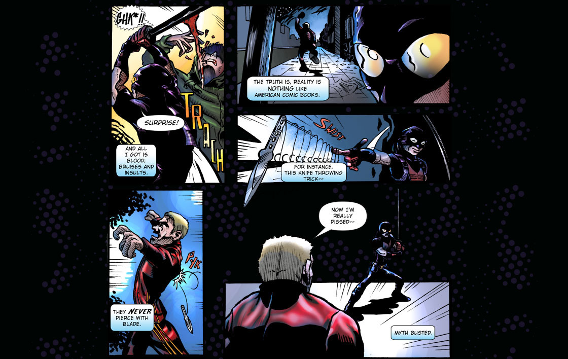 starling comic SuperHero poland full comic Hero ninja batman