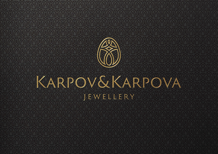 Karpov & Karpova jewellery identity egg medallion jewelry logo