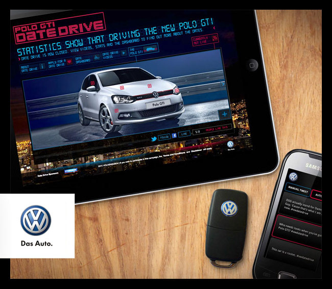 Web UI digital online app android campaign VW design