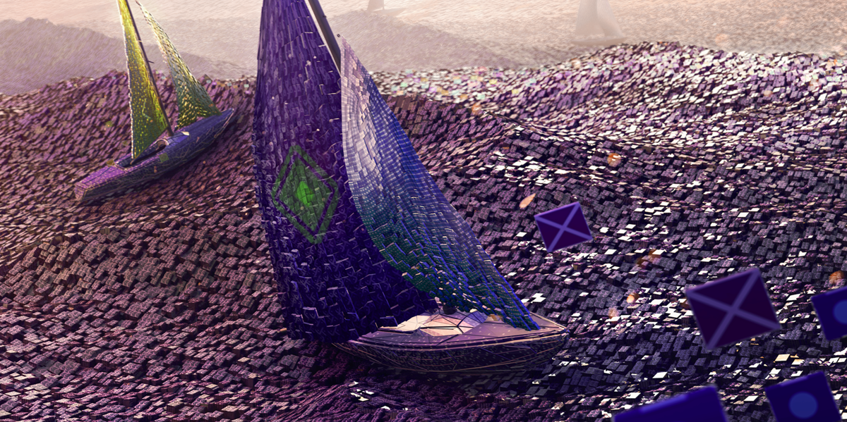 dream adobe Landscape portrait particles dreamweaver boat seascape purple cinema4d Zbrush CGI Colourful  tomalexbuch tom buch