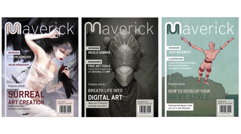 magazine maverick cover design Joy Lu
