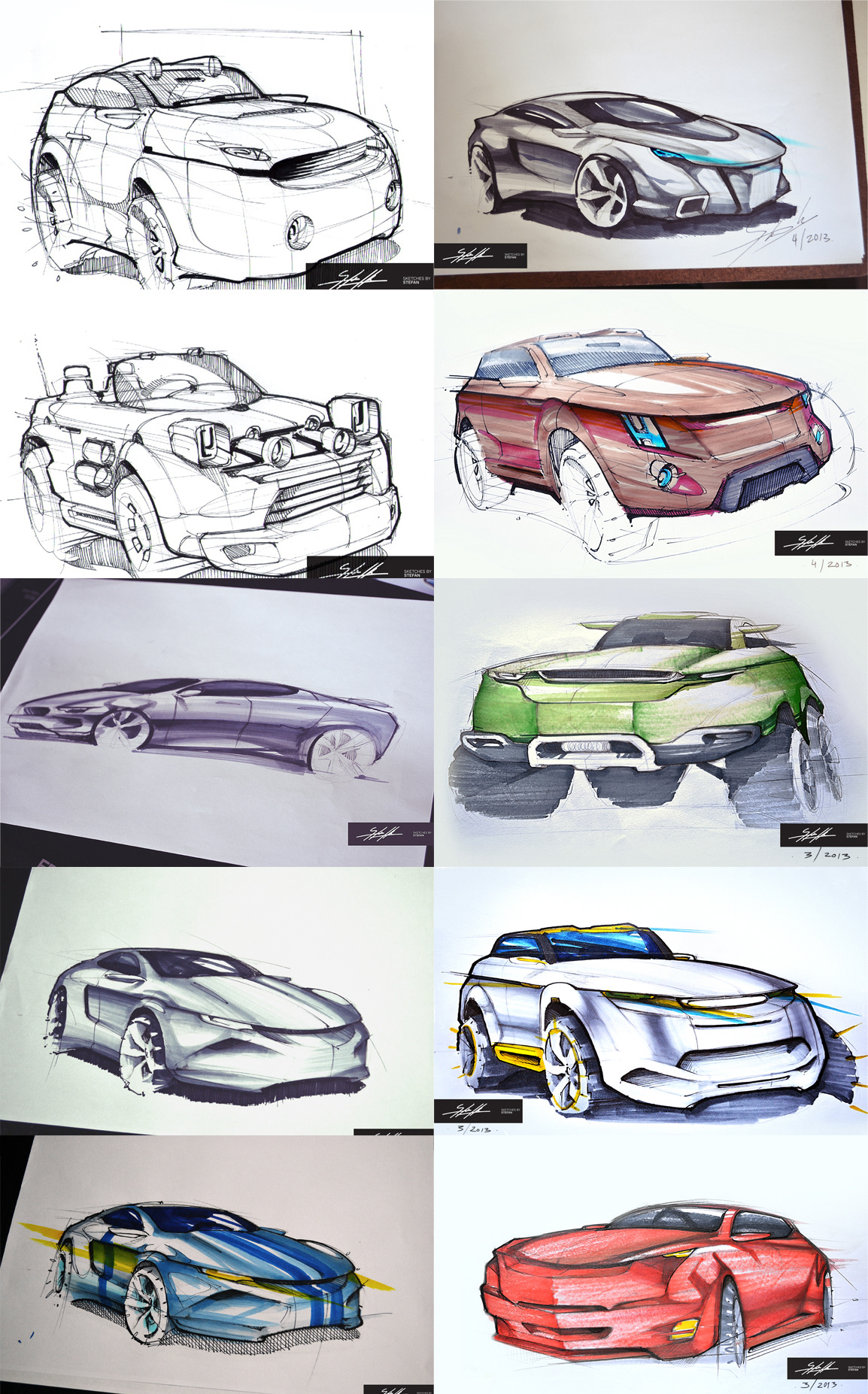 Gedore Ilustração sketches automotive   vector carros ferramentas vetores