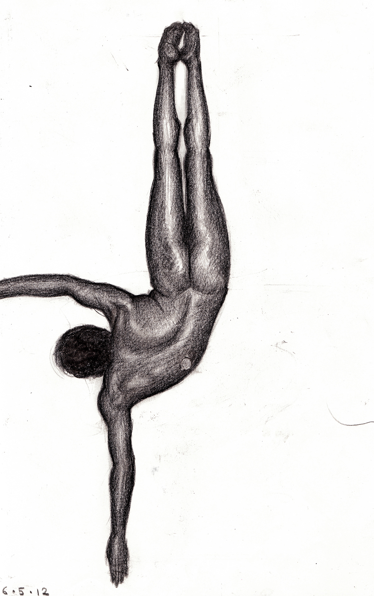 nikos tsounakas sketchbook pen pencil human body anatomy improv random line