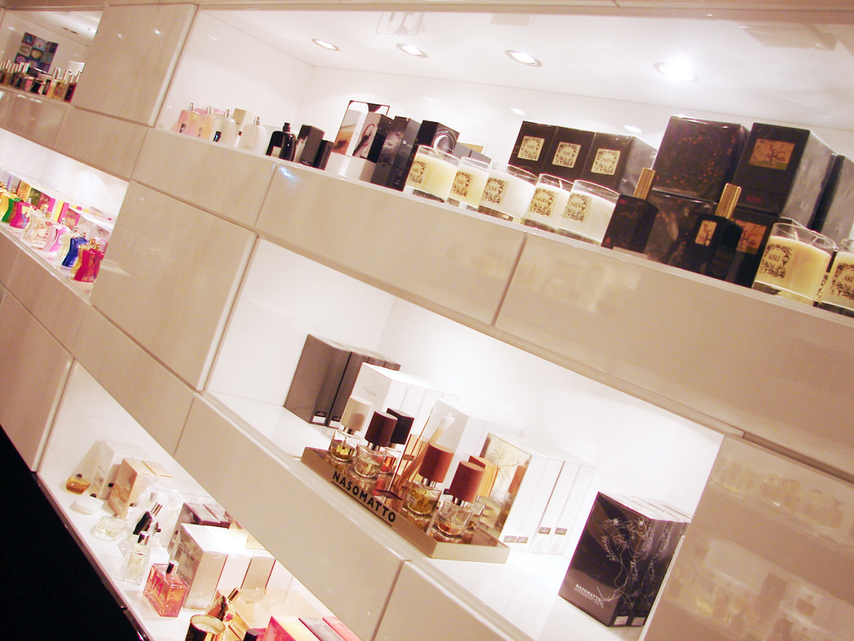 Identity Design store design Project Management perfumery bucharest
