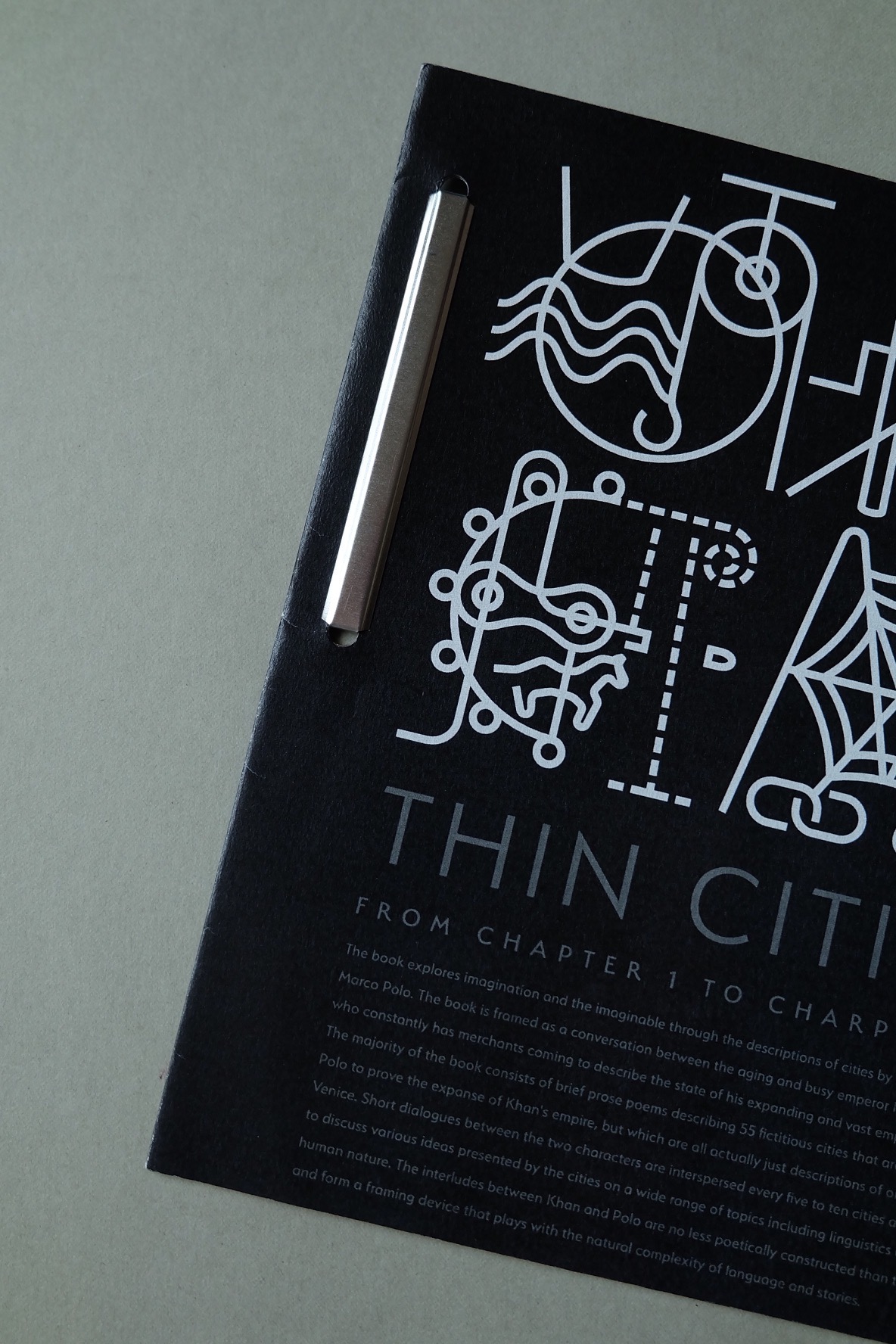 book design book cover editorial Invisible Cities italo calvino symbol maze
