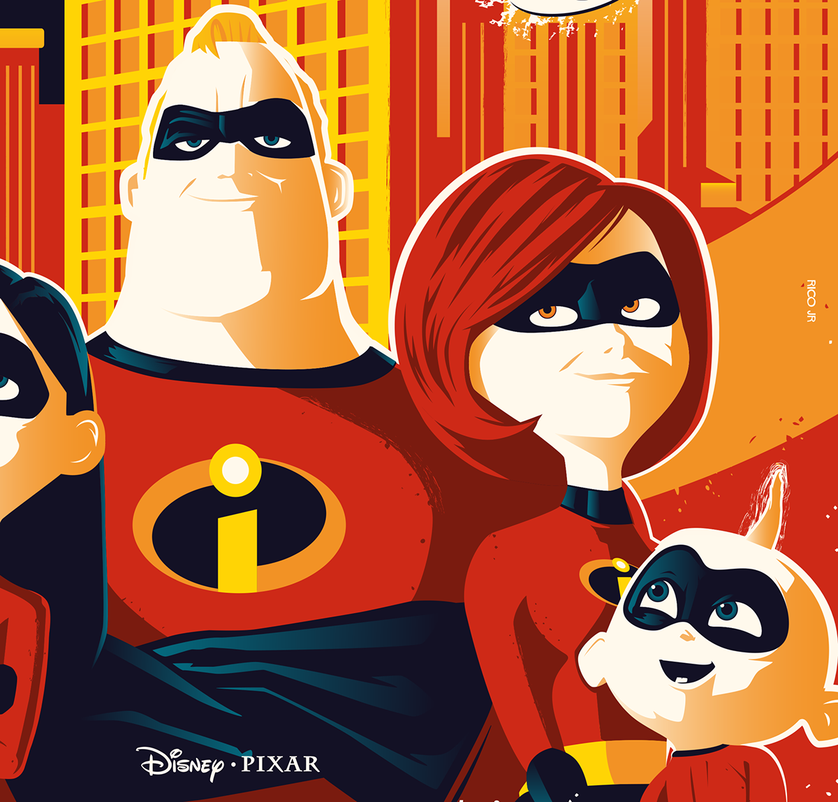 Official THE INCREDIBLES Poster on Behance