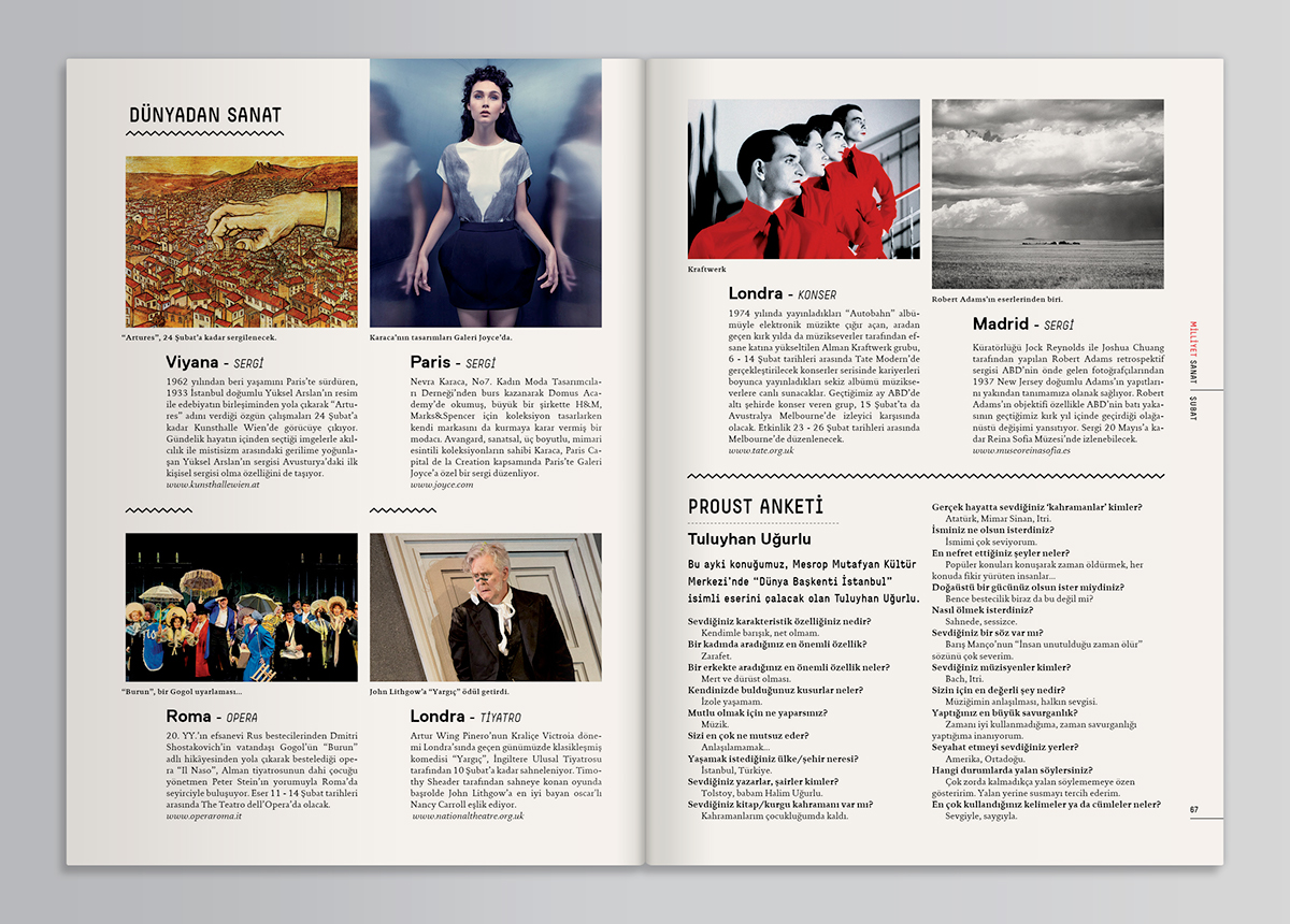 milliyet  sanat  art  popular culture magazine editorial design