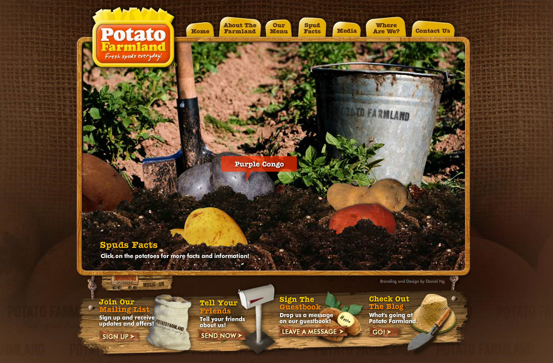 potato farm flash sites Food  Fast food food and beverage