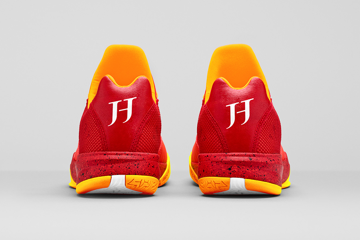 James Harden Hosuton Rockets Hosuton NBA basketball Nike JH identity logo harden rockets oklahoma city thunder all-star sports