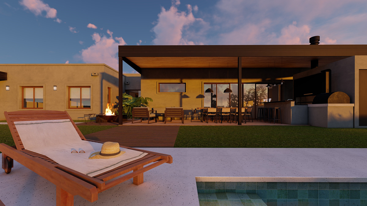 architecture visualization Render exterior HOUSE DESIGN