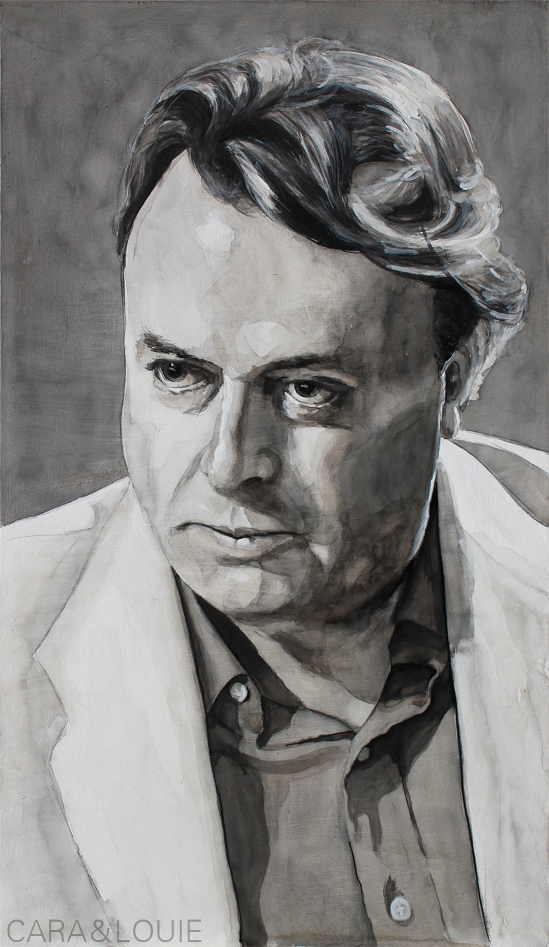 Paintings characters television scientists atheists Cinema breaking bad Louis CK Richard Feynman christopher hitchens ink paint science