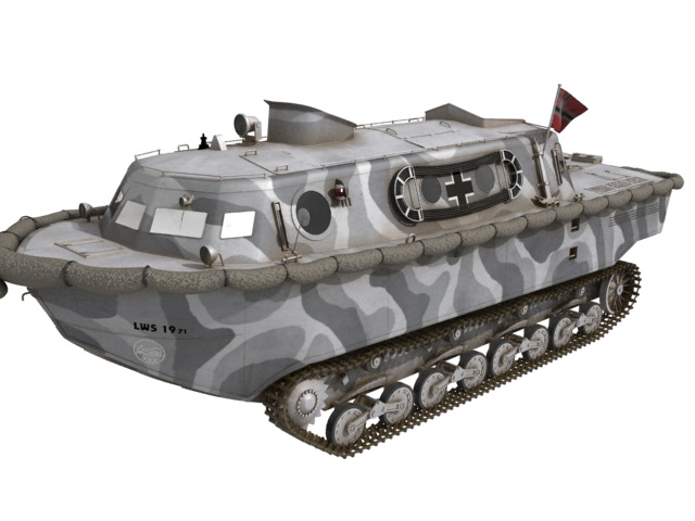Armor landwasserschlepper LWS panzer Tank
