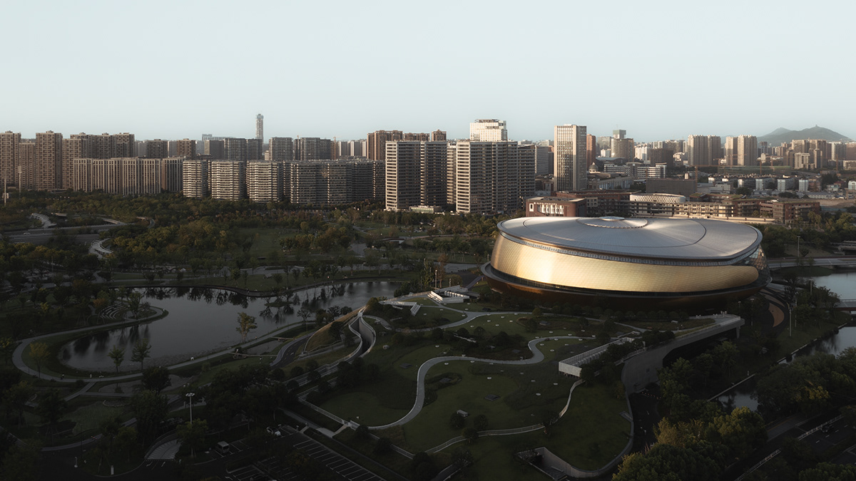 architecture asian games china design Hangzhou stadium