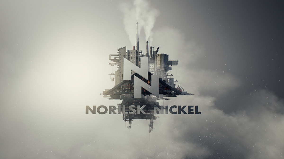 NN  Norilskiy Nickel metal structure winter snow dust clouds Flying heat factory Metallurgy