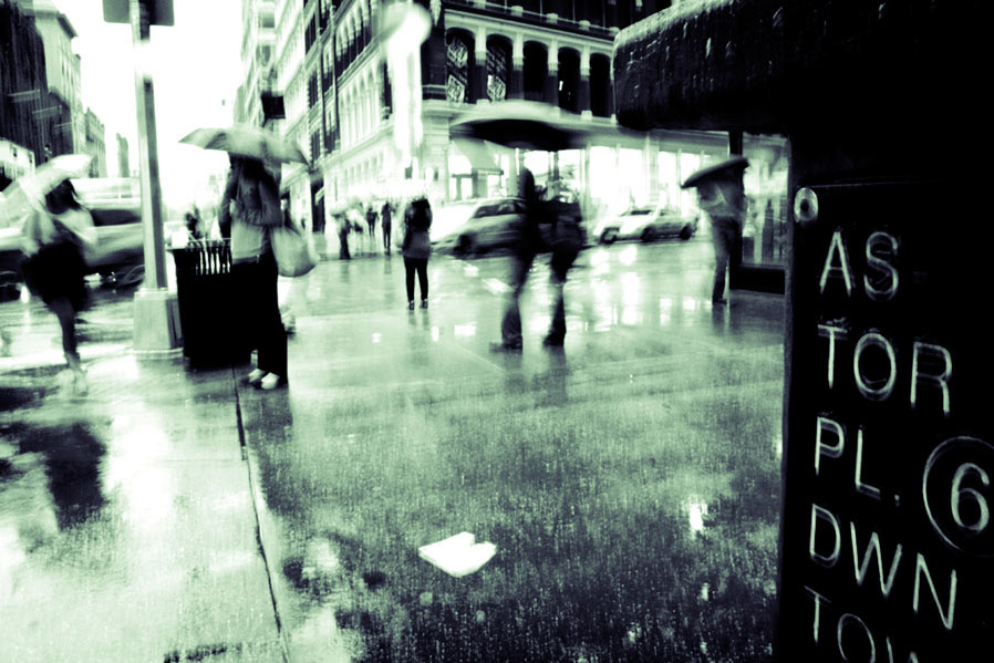 newyork rain lomo