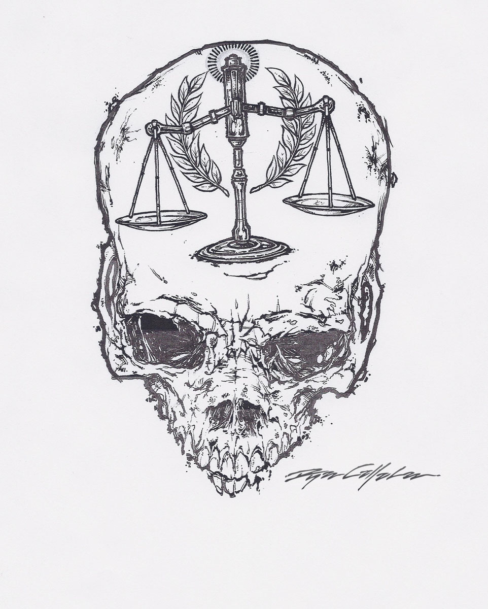 skull skeleton Four Horsemen t-shirt dead death Halloween digital painting photoshop Illustrator