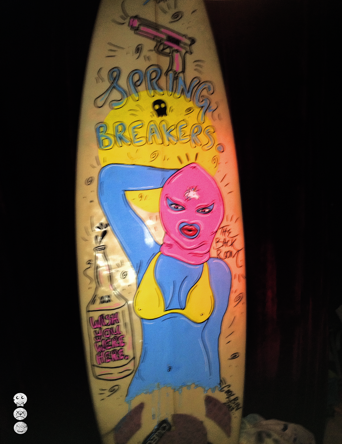 Sol Beer paint beer surfboard Surf