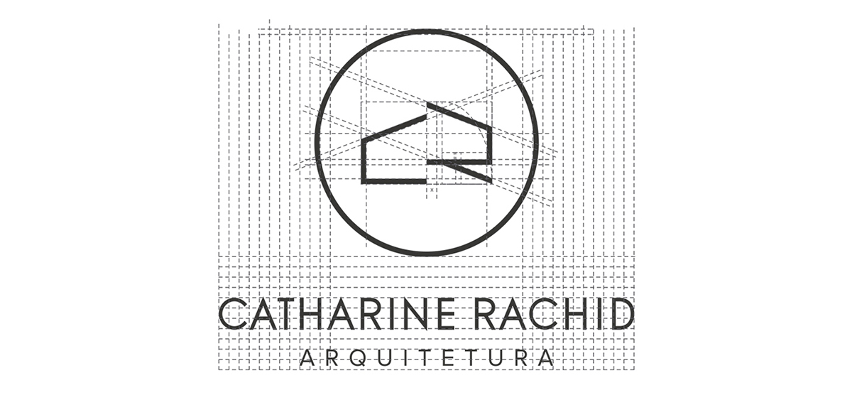 identidade visual ARQUITETURA arquiteto logo Cartão de Visita papelaria PIV Projeto de Identidade visual projeto Proporção Áurea construção grid Golden Ratio geometric