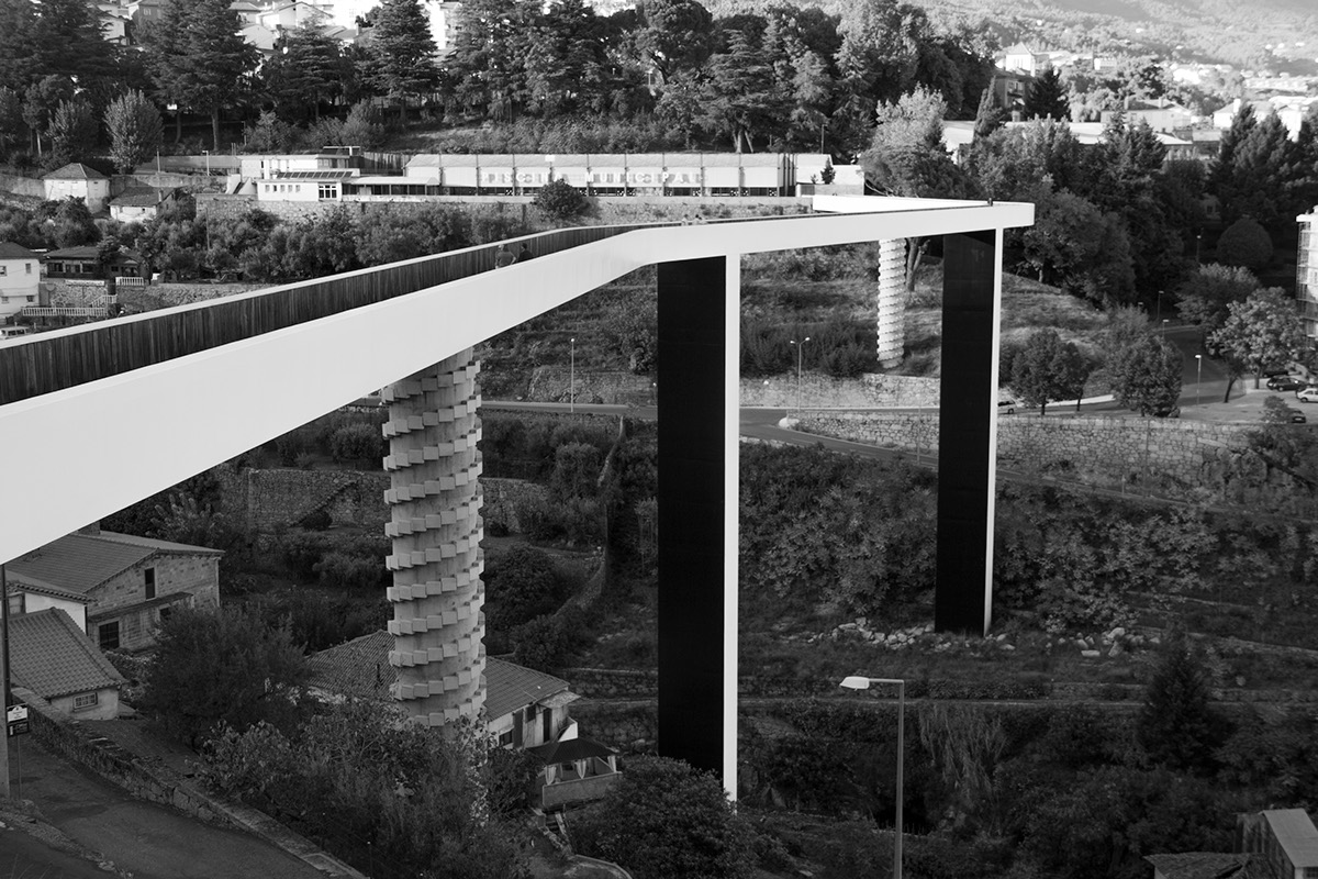 Portugal Europe covliha 403 - João Pedonal Covilha Carrilho da Graça bridge Urban city contemporary