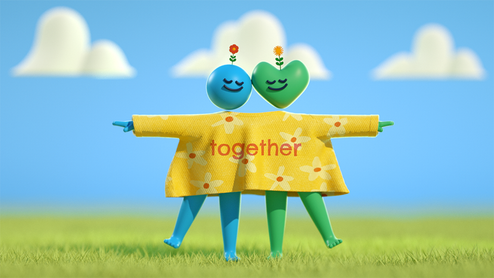 3D characters happy ILLUSTRATION  life Love Nature positivity sweet