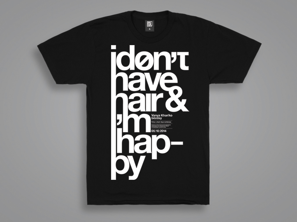 typo typographic helvetica hair party nonhairparty black White black & white