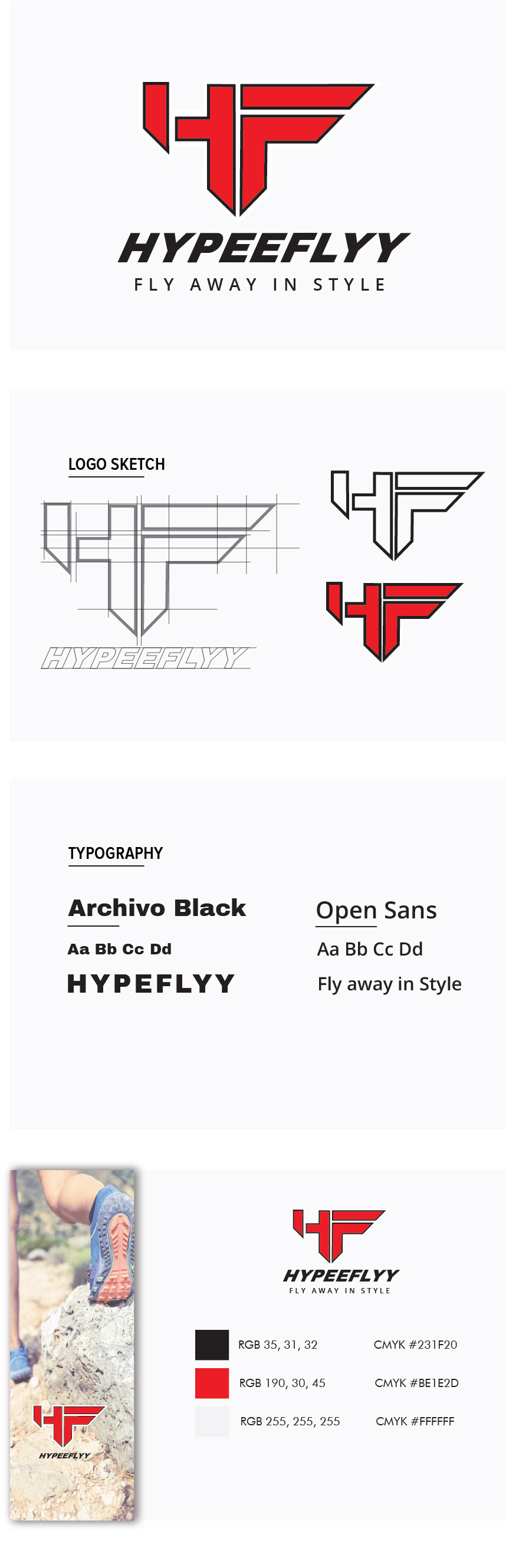 CYMK graphicdesign hflogo logo RGB sneakerslogo typography  
