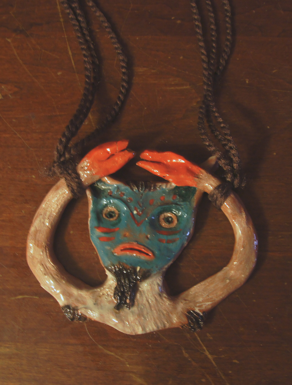 ceramics  masks creatures jewelry medallions