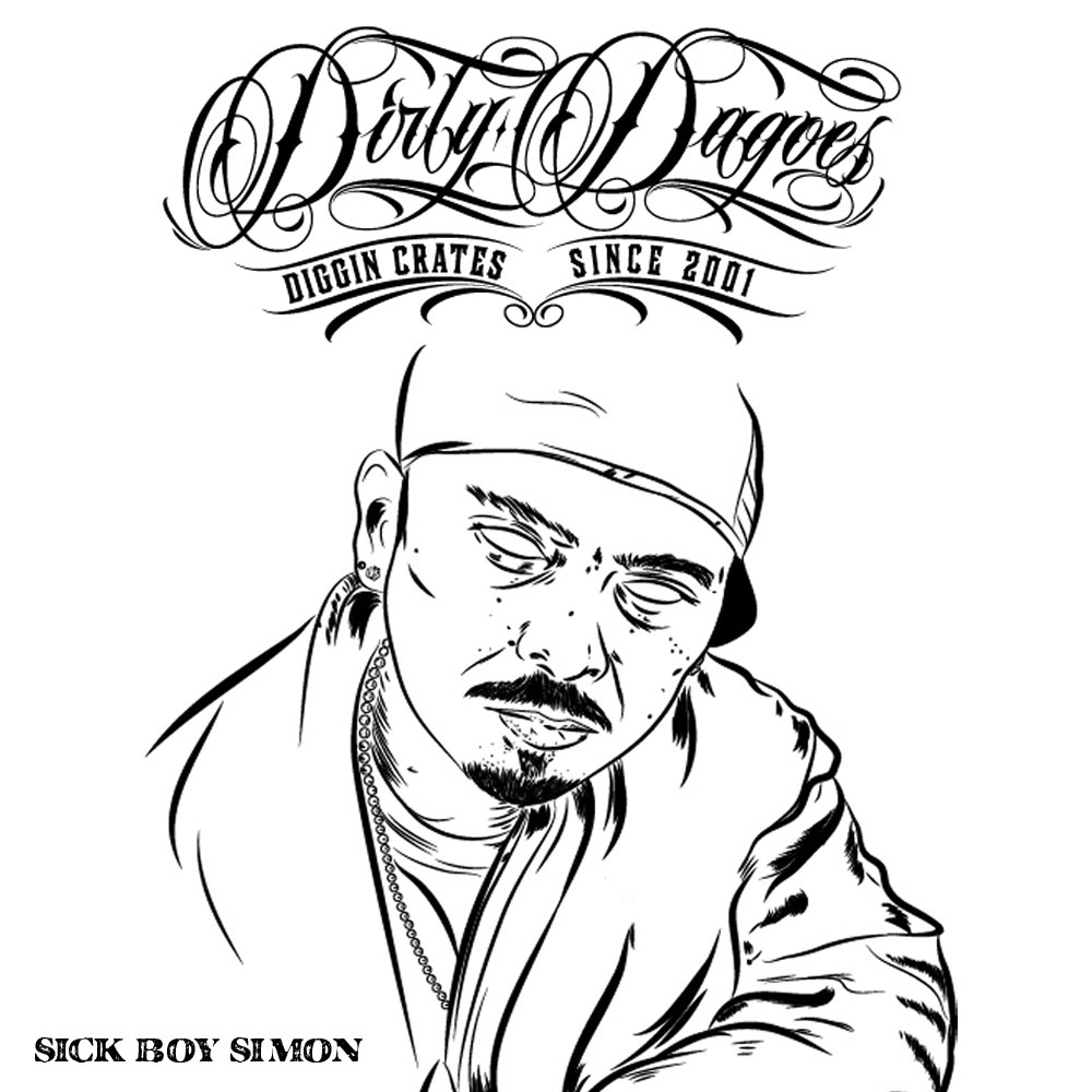 DDMV2 Funboy-Damned Alex Panci Diry Dagoes rap hip-hop mixtape draw graphic-design magazine Album crew skulls horror blood