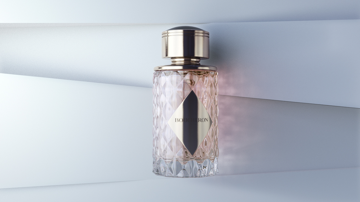 3D CGI perfume Flacon Render arnold shading after effects sidefx houdini
