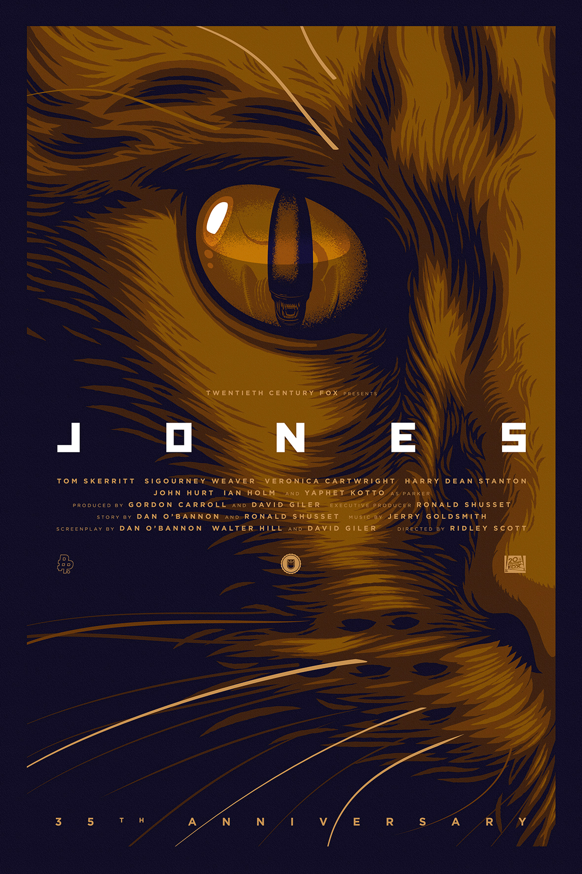 alien anniversary Cat Jones ginger blurppy poster Posse movie Fur