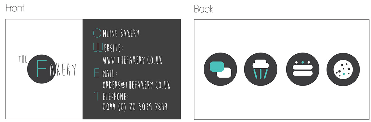 logo design Website bakery digital online