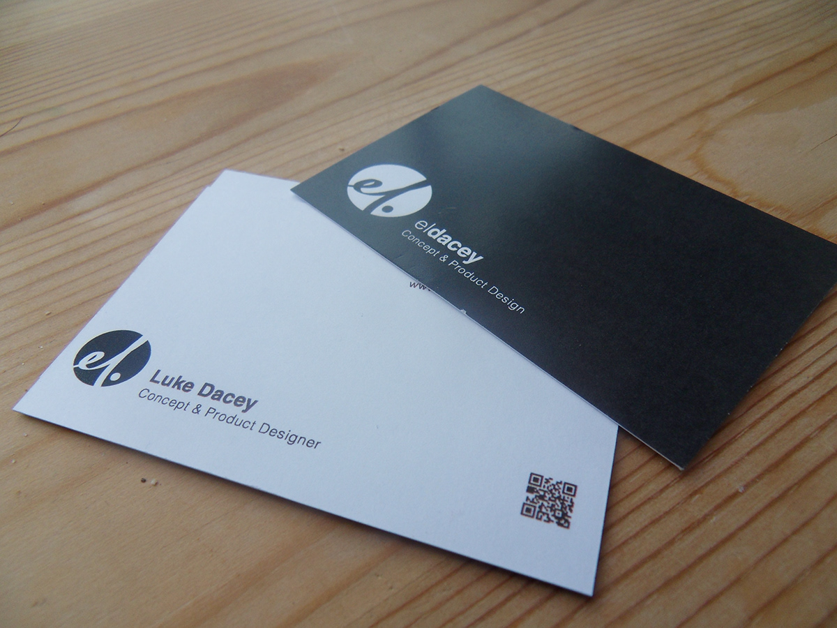 eldacey CV Curriculum Vitae identity mailer Luke Dacey portfolio business card letterhead