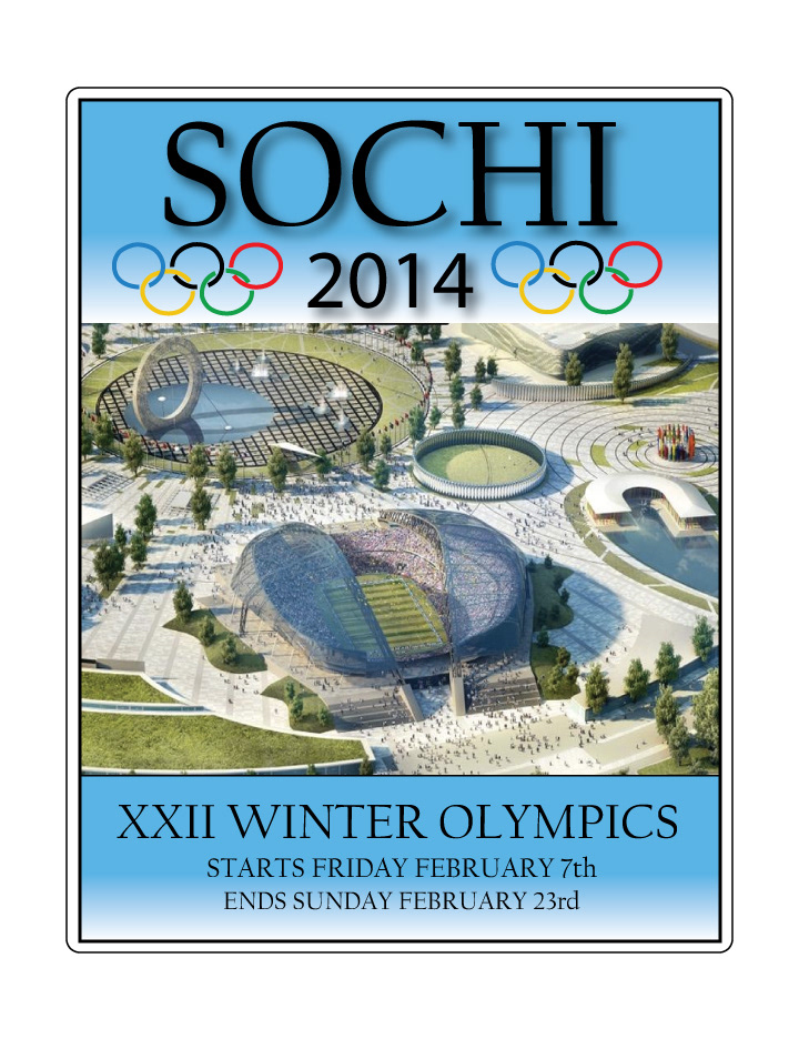 sochi winterolympics Olympics mountains Russia poster