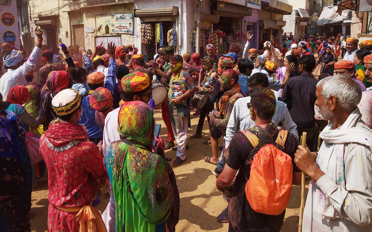 Adobe Portfolio Barsana colour festival holi India travel krishna mathura street photography travel photography