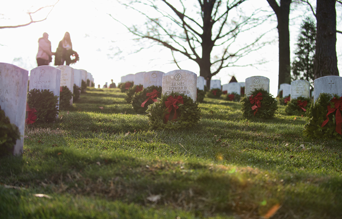 cemetery Wreaths holidays Christmas Arlington