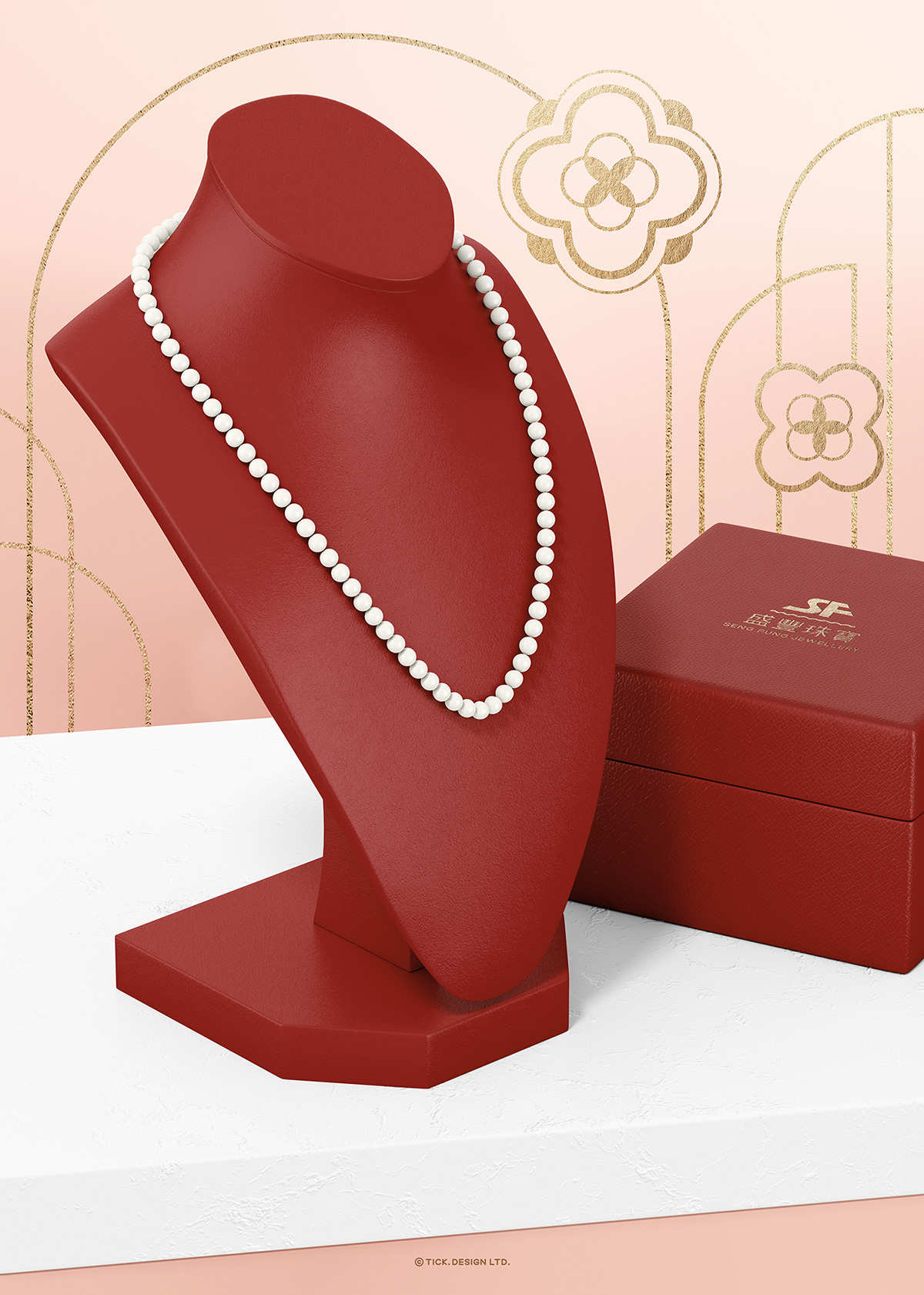 box branding  diamond  Fashion  gold Jewellery jewelry luxury Necklace visual identity