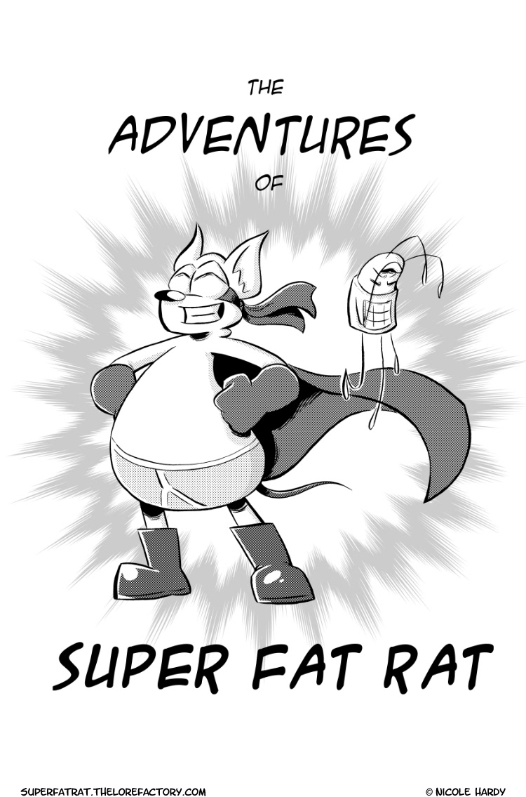 Comic - The Adventures of Super Fat Rat Issue - 00 on Behance