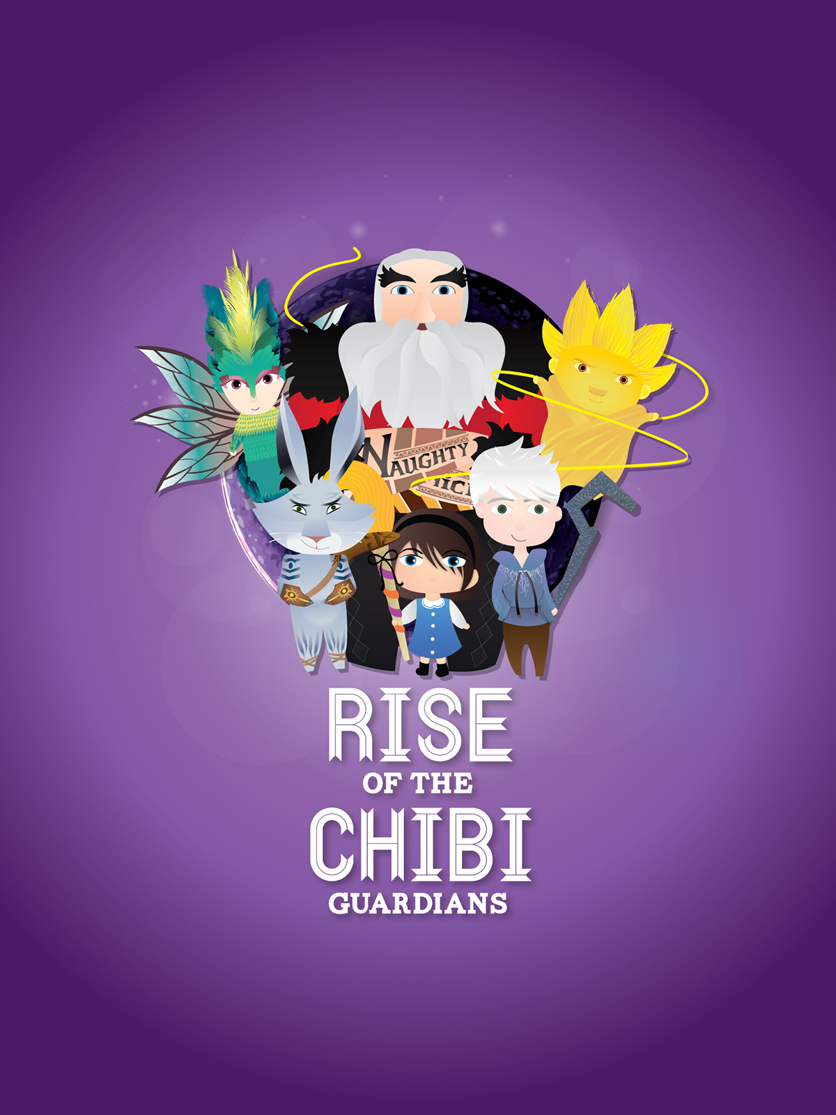 rise of guardians  Cute chibi vector cheechingy