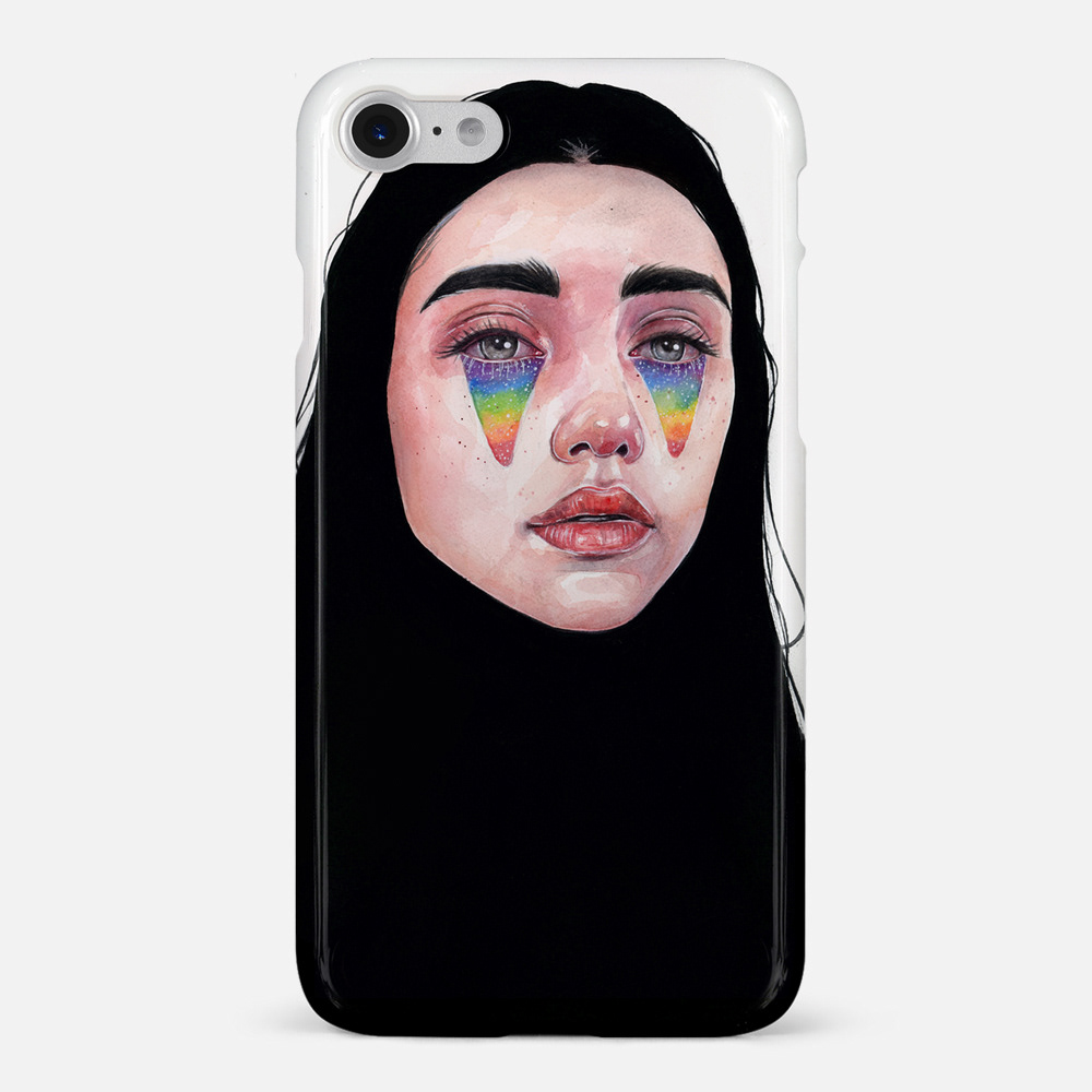 phone case phone Packaging design ILLUSTRATION  art modern product girl brand