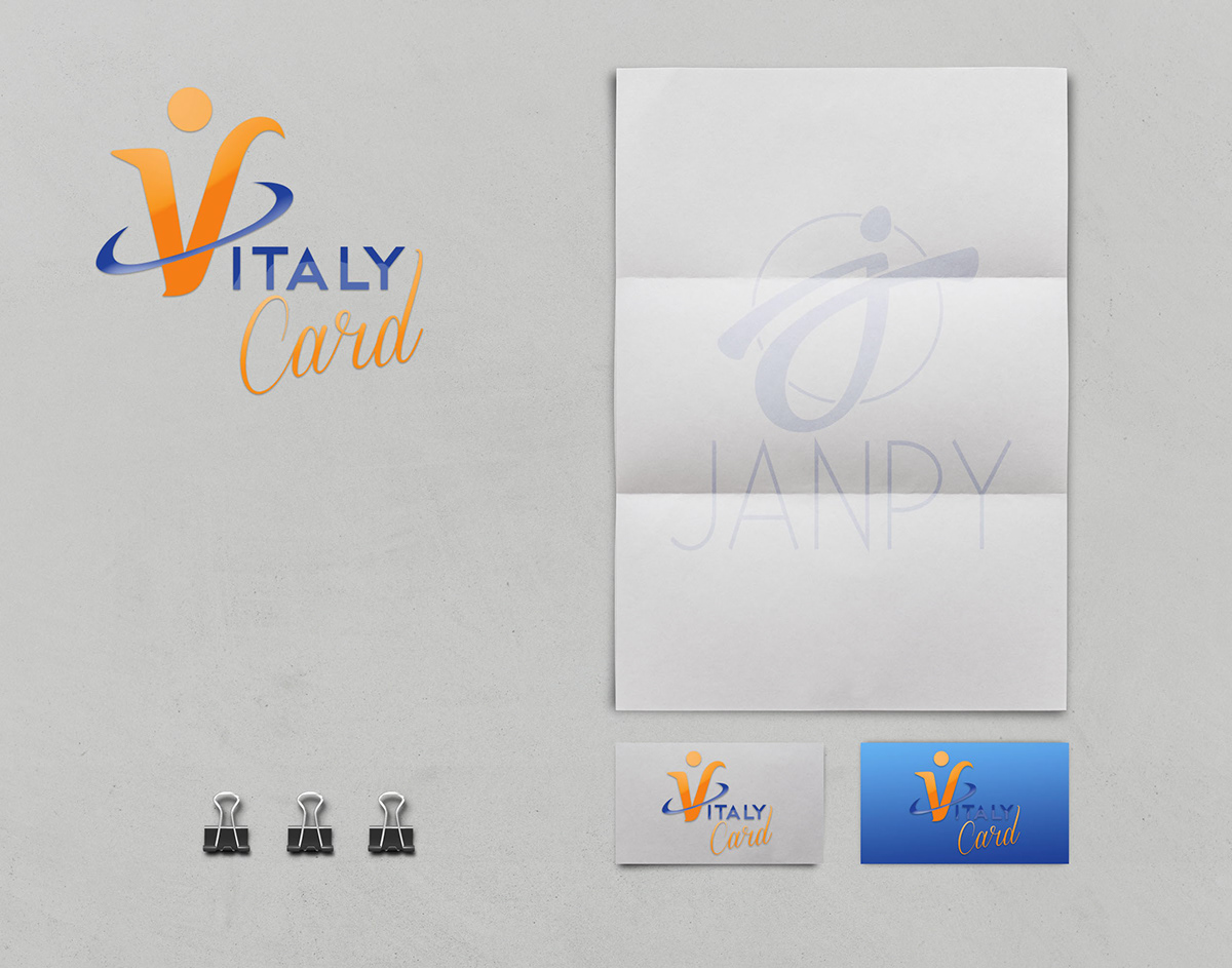 brand identity card Vitaly janpy graphic design gianluca scolaro Italy