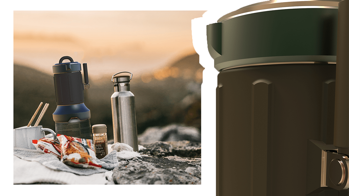 camping coffeemaker cooking design industrial design  product design  products
