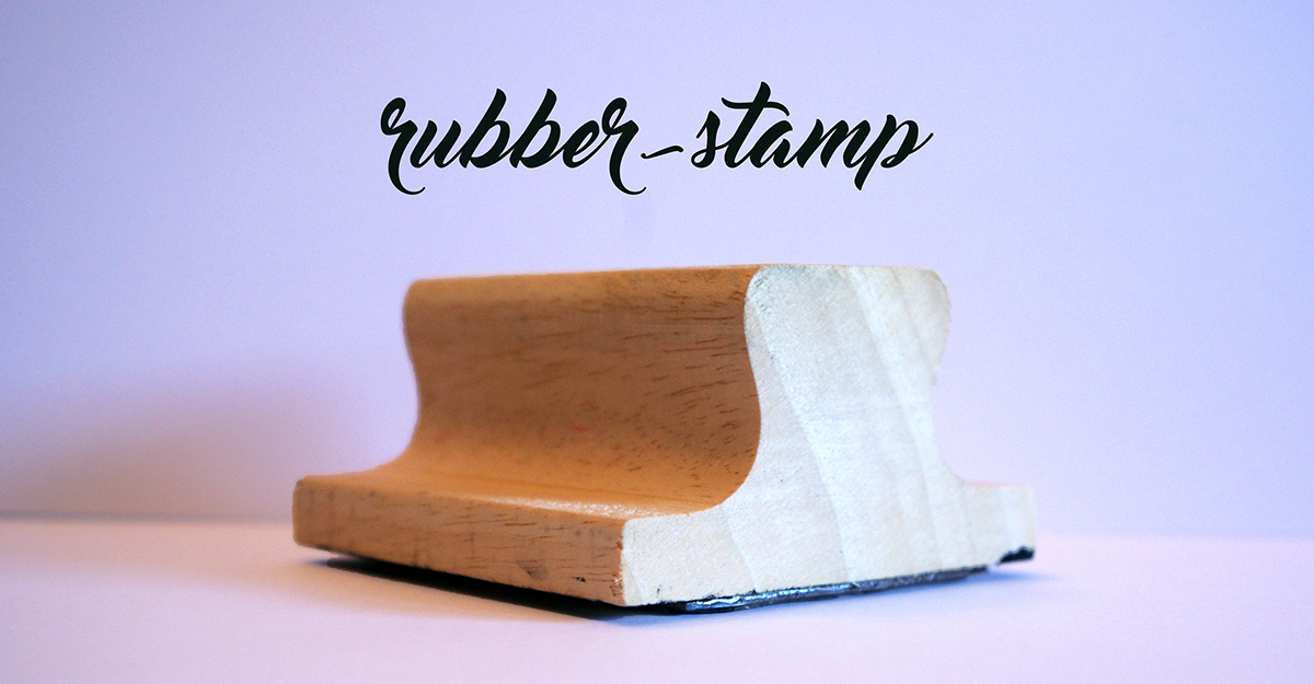 stump rubber ink stump-rubber