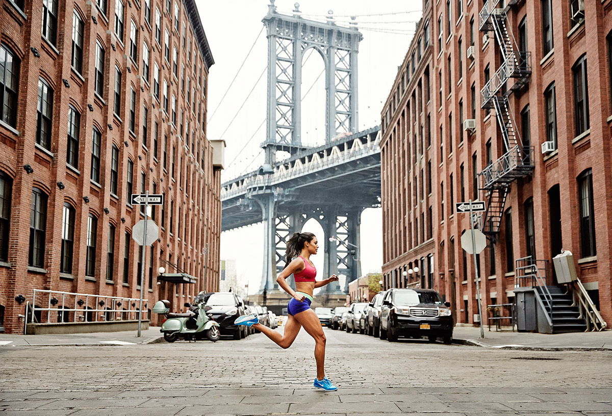 Nike nike run nike running run running nike women Active fitness sports workout stretch portrait New York lifestyle
