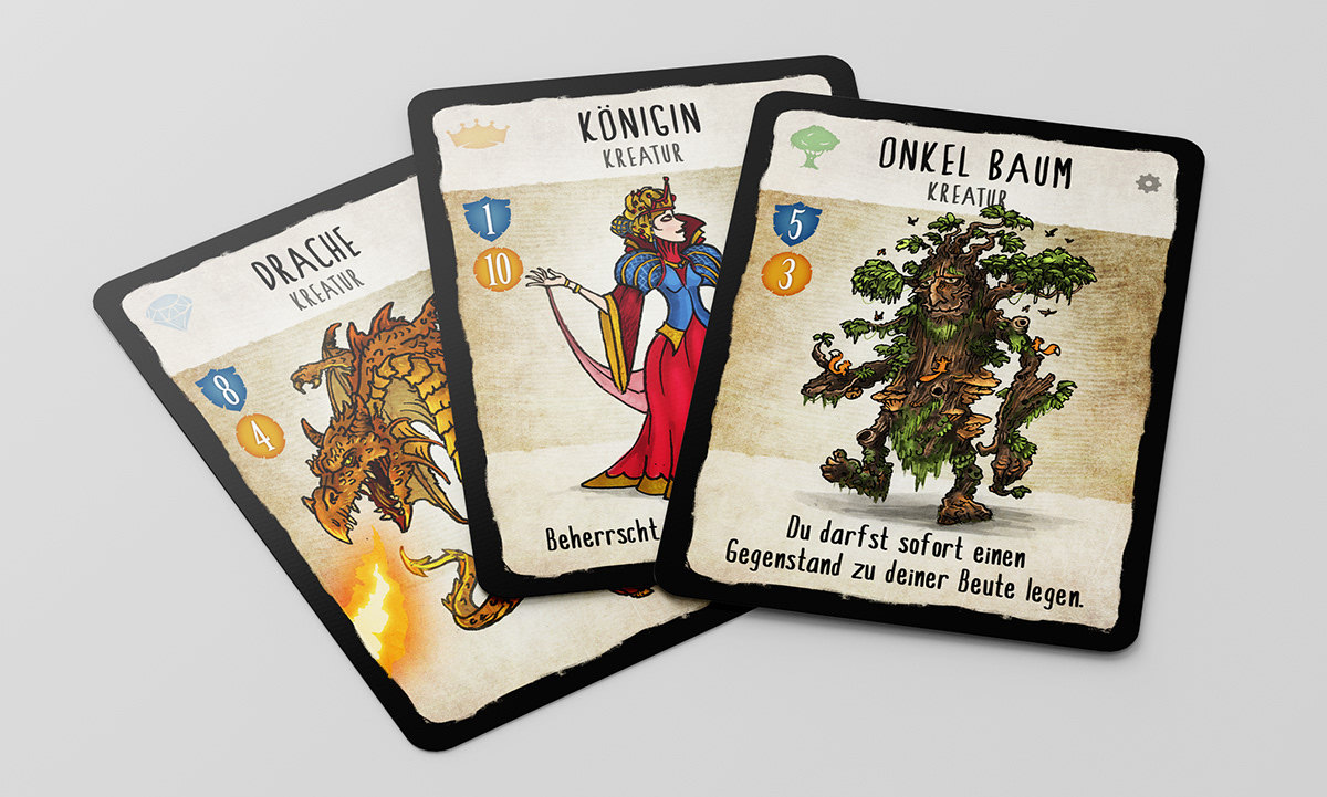 fantasy ILLUSTRATION  Card-game trading cards photoshop World of warcraft munchkin