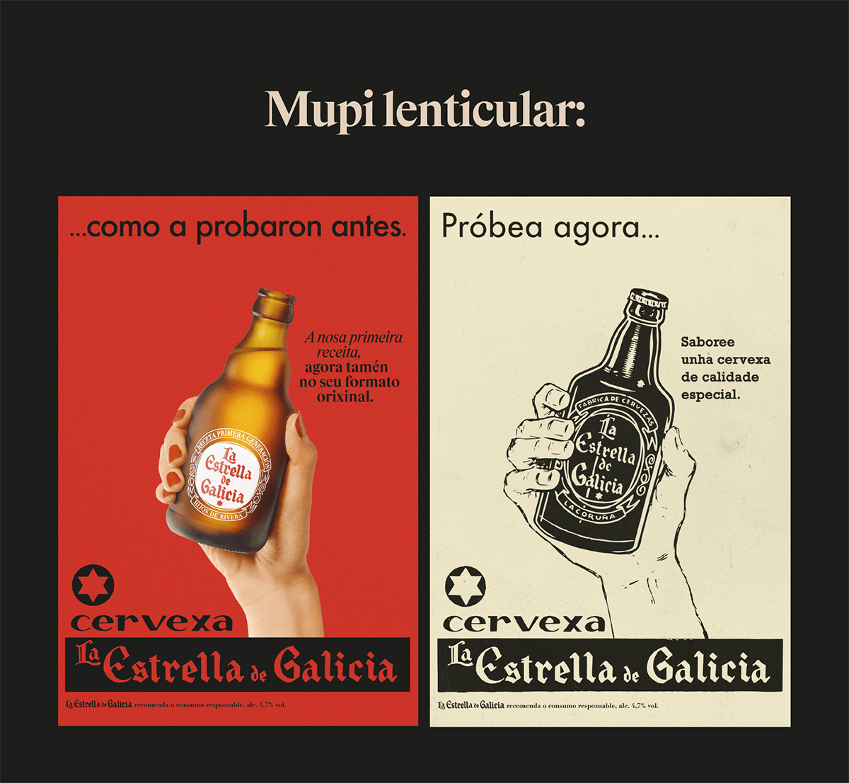 ads Advertising  art direction  beer brand identity campaign cerveza creative Estrella Galicia marketing  