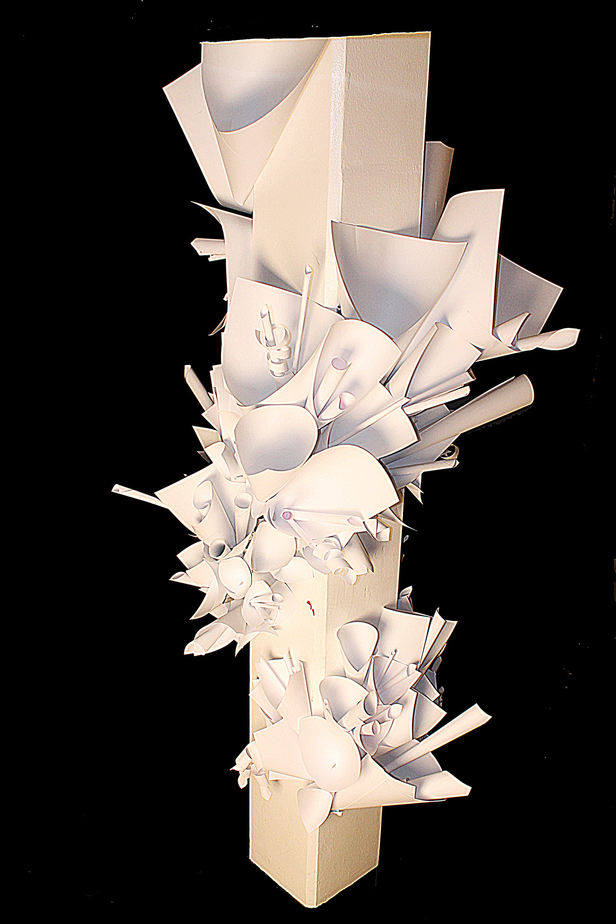 sculpture paper instillation 3D